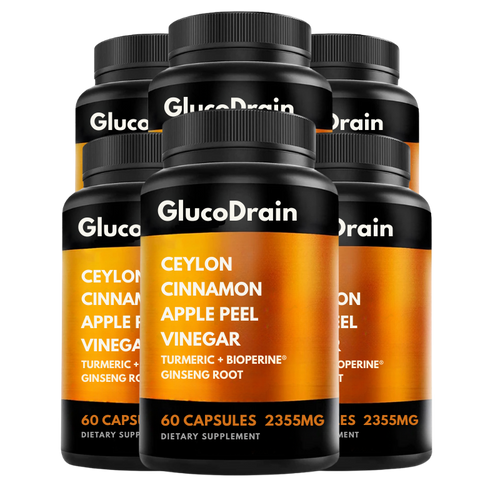 GlucoDrain - 6 Bottles